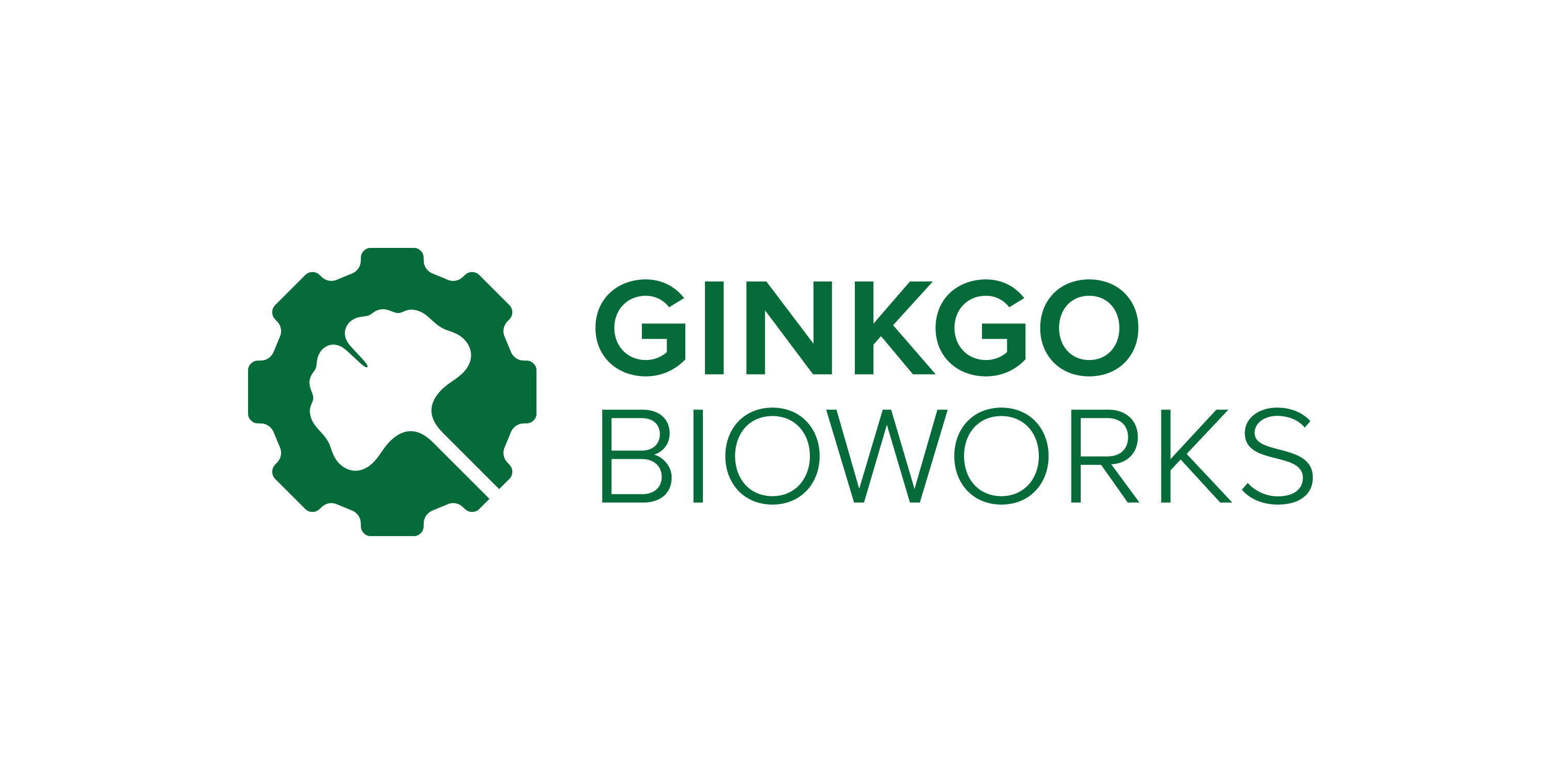 Ginkgo Logo Lockup - Stacked Horizontal - Green